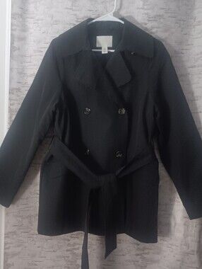 H&M Short Trench Coat Sz XS